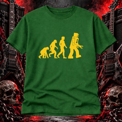 Funny robot shirt human - shirt,,