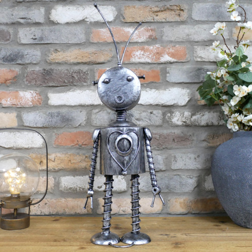 Large metal robot - large,