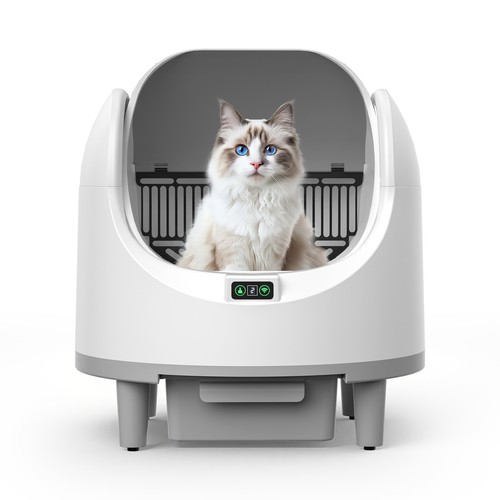 Self cleaning cat - cat, litter