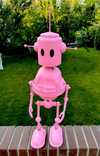 Metal robot hand made - metal,