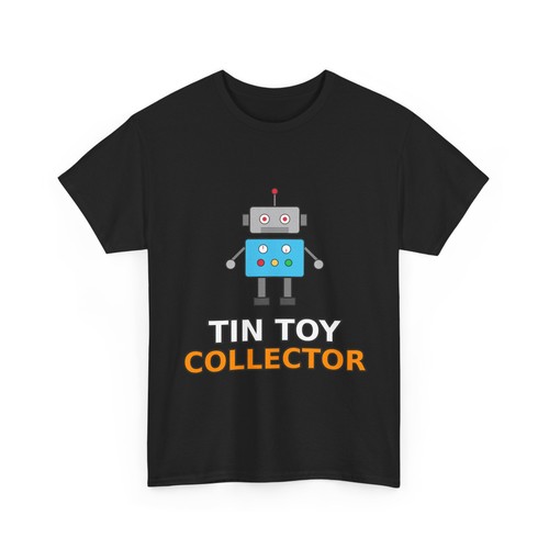 Vintage tin robot toy shirt - vintage,