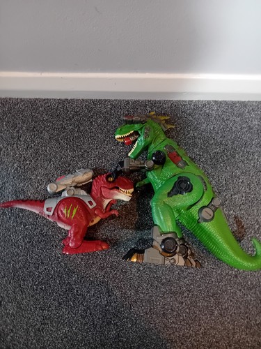 Rex robotic dinosaurs both - 2,