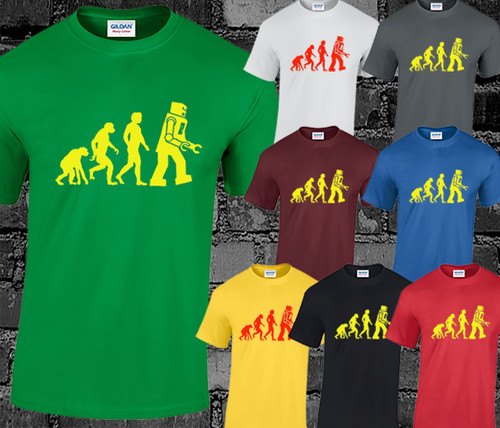 Robot evolution mens shirt - mens,